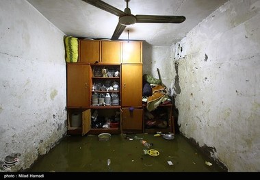 اهالی کوت عبدالله شهرستان کارون غرق در آب + تصاویر