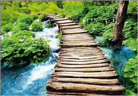 پل های چوبی احداث شده بر روی رودخانه قزل اوزن غیرمجاز است