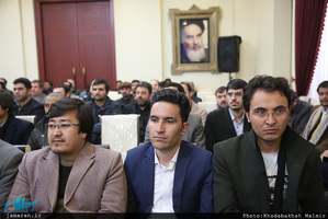 دیدار رئیس و اعضای مجمع جهانی اهل بیت با سید حسن خمینی