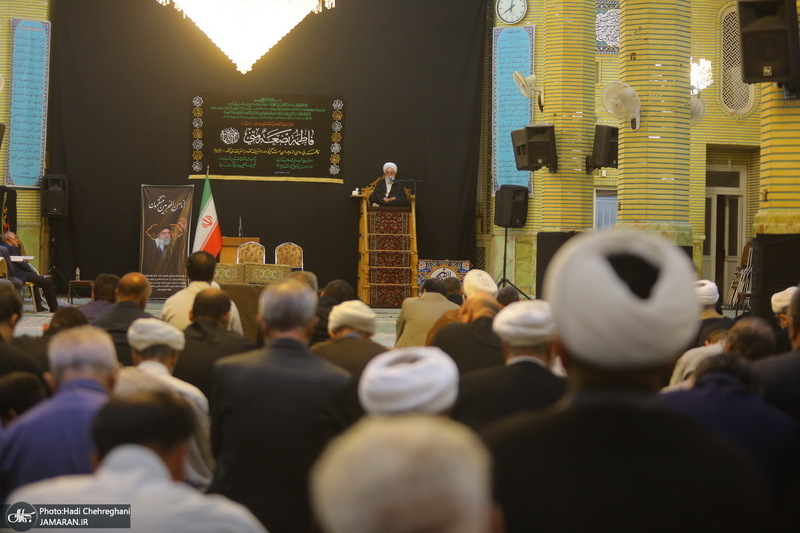 مراسم بزرگداشت همسر مرحوم آیت الله سید حسن طاهری خرم آبادی 