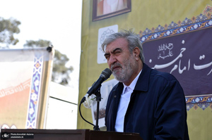 گلباران محل جلوس امام خمینی (س) در بهشت زهرا (س)