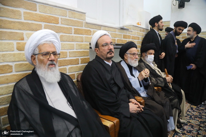 مراسم وداع با آیت الله العظمی شبیری زنجانی (ره)