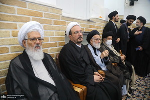 مراسم وداع با آیت الله العظمی شبیری زنجانی (ره)