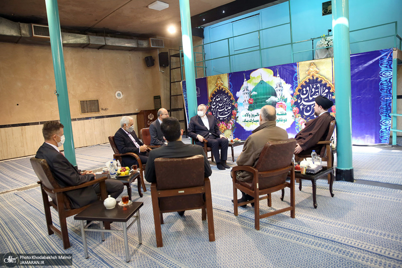 دیدار مفتی اعظم و سفیر کرواسی در ایران با سید حسن خمینی