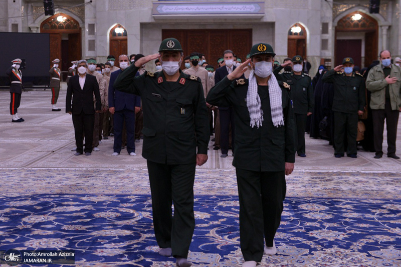 تجدید میثاق خادمین شهدای سپاه محمد رسول الله(ص) با آرمان های حضرت امام خمینی(س)
