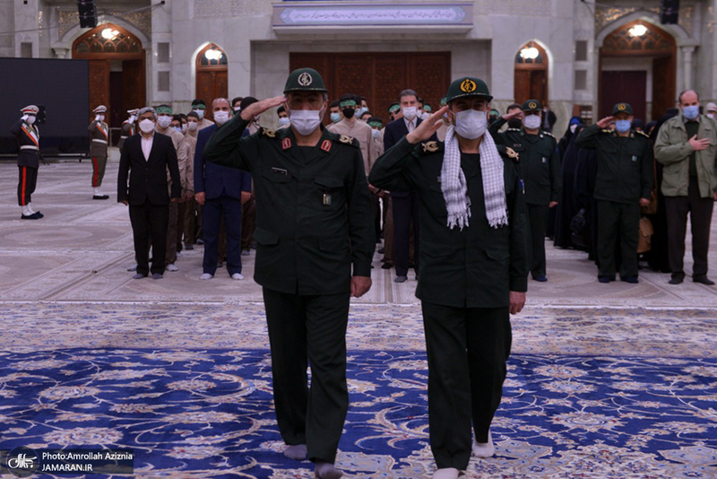 تجدید میثاق خادمین شهدای سپاه محمد رسول الله(ص) با آرمان های حضرت امام خمینی(س)