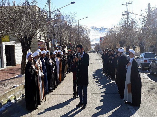 آیین عزاداری شهادت امام جعفر صادق (ع) در بیجار برگزار شد