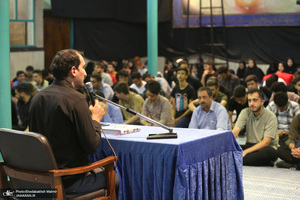 مراسم عزاداری دانشجویان دانشگاه علوم پزشکی تهران به مناسبت شهادت حضرت رقیه در حسینیه جماران