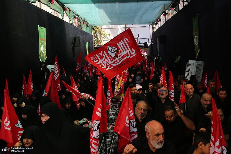 عزاداری ظهر عاشورا در جوار مقتل رهبر شهید انقلاب