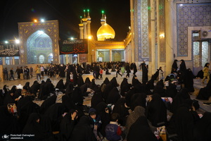 مراسم عزاداری سالروز شهادت امام جعفر صادق (ع) در مسجد اعظم قم