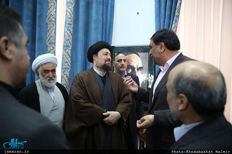 دیدار رئیس و جمعی از کارکنان دیوان محاسبات کشور با سید حسن خمینی