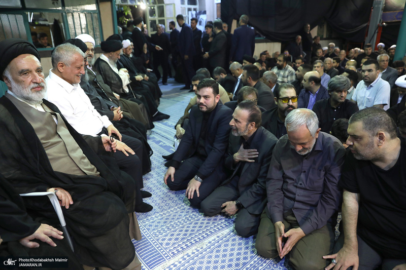 مراسم بزرگداشت همسر آیت الله موسوی بجنوردی (ره) در حسینیه شماره یک جماران-3