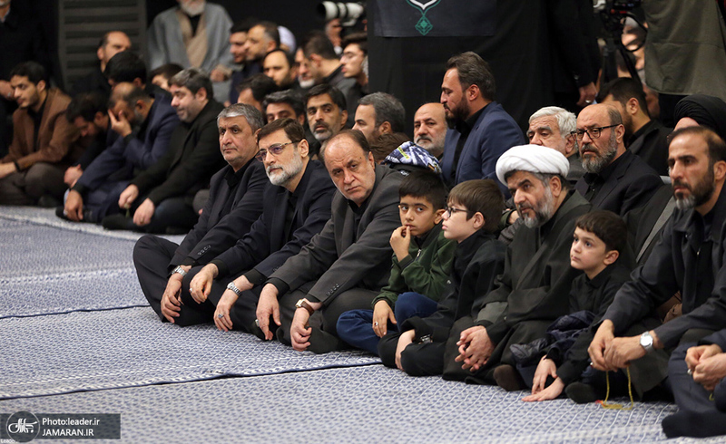 مراسم عزاداری شب شهادت حضرت فاطمه‌زهرا (س) در حسینیه امام خمینی