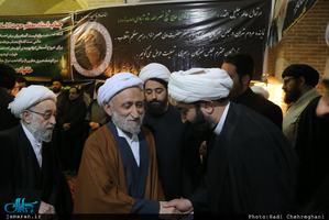 مراسم سومین شب درگذشت ایت الله حاج نصرالله شاه آبادی در قم