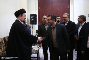 دیدار وزیر ارتباطات و معاونین با سید حسن خمینی