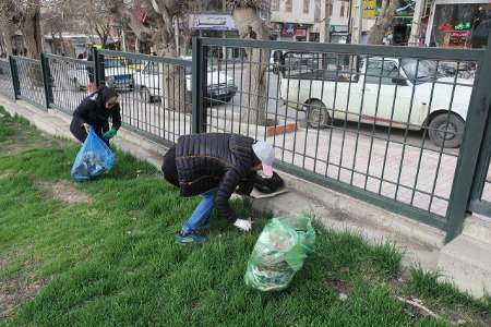 دوستداران طبیعت، معبد آناهیتا کنگاور را پاکسازی کردند