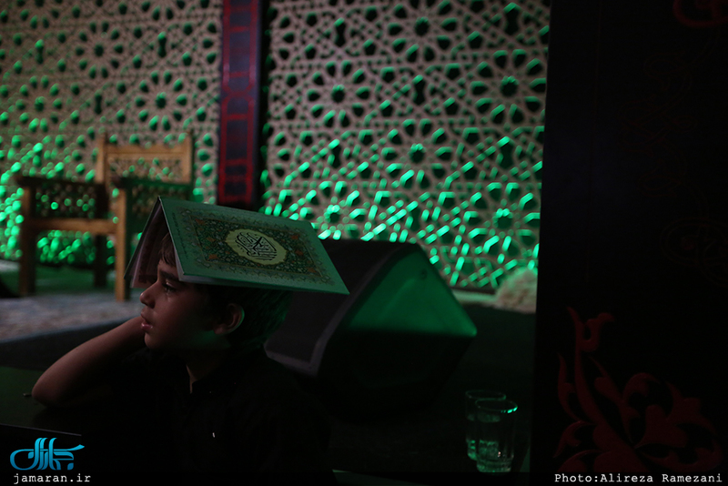 مراسم احیای شب بیست و یکم ماه مبارک رمضان در موسسه انصار الحسین(ع)