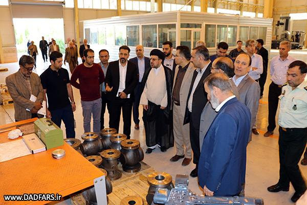بازدید رئیس کل دادگستری فارس از  واحدهای تولیدی منطقه ویژه اقتصادی شیراز