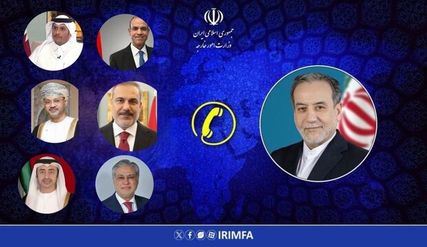 گفت‌وگوهای تلفنی عراقچی با وزرای خارجه منطقه در خصوص تحولات منطقه‌ای و بین‌المللی