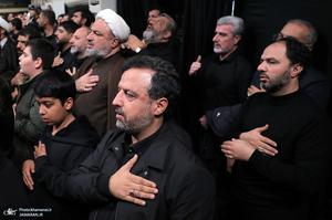 مراسم عزاداری شب شهادت حضرت زهرا (س) در حسینیه امام خمینی(ره)