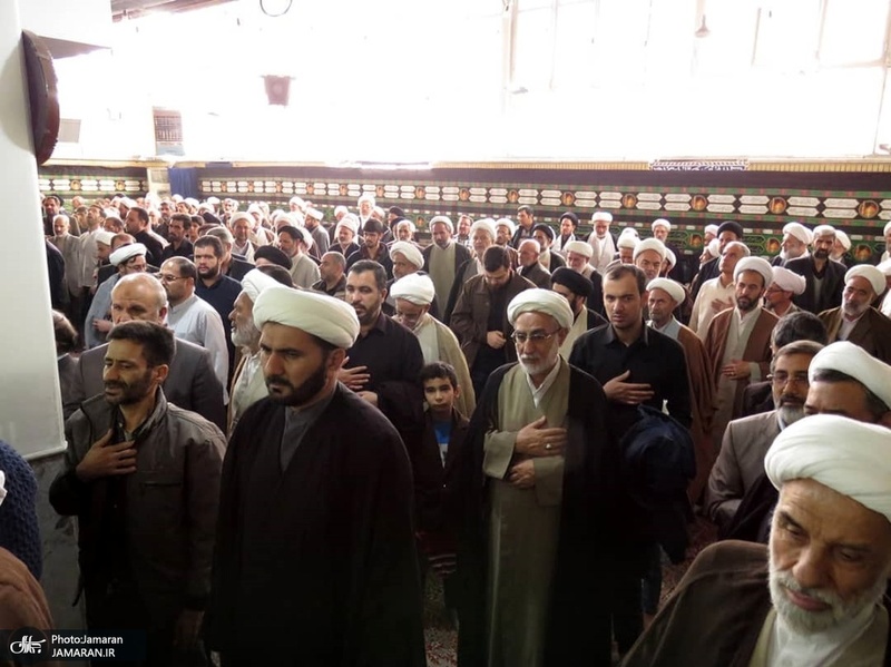 مراسم عزاداری شهادت حضرت امام حسن عسکری(ع) در دفتر آیت الله العظمی صانعی