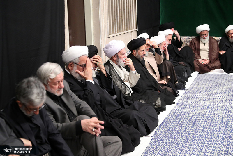 آخرین شب مراسم عزاداری حضرت اباعبدالله الحسین(ع) در حسینیه امام خمینی(ره)