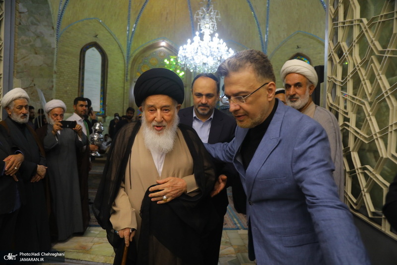 مراسم دومین سالگرد ارتحال آیت الله العظمی محفوظی (ره) در قم