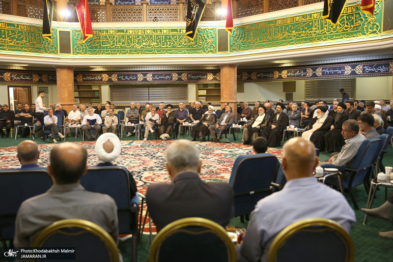 مراسم یاد بود حاجیه خانم صدیقه محمدی هشترودی خواهر همسر حجت الاسلام والمسلمین سید مهدی امام جمارانی