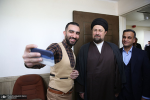بازدید سید حسن خمینی از موسسه تنظیم و نشر آثار امام خمینی (س)