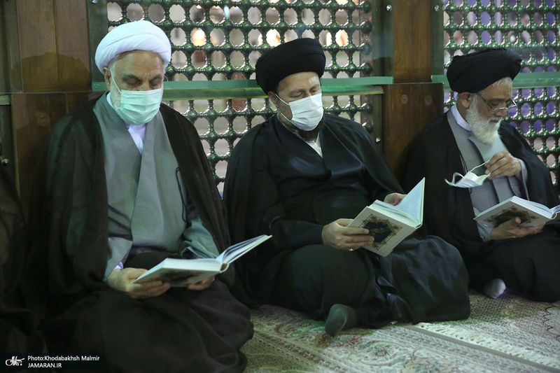 تجدید میثاق رئیس قوه قضائیه و مسئولان عالی قضایی با آرمان‌های حضرت امام خمینی (س)