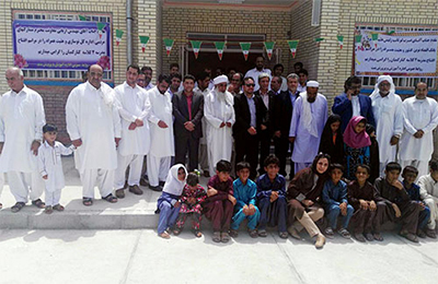 افتتاح مدرسه چهار کلاسه در نیکشهر