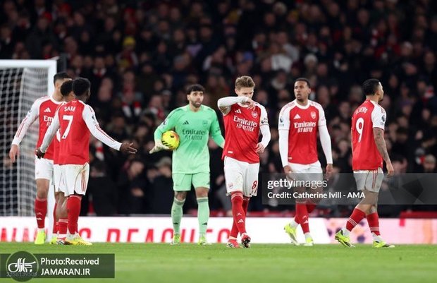 برنتفورد ترمز توپچی ها را کشید