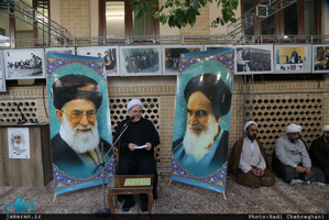 مراسم بزرگداشت حضرت امام(س) در بیت تاریخی بنیانگذار جمهوری اسلامی ایران در قم 