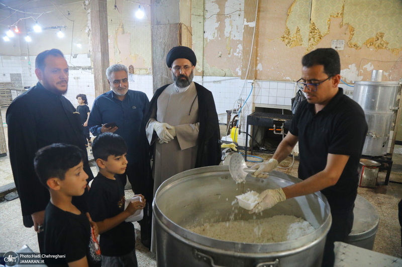 ایستگاه صلواتی کتائب سیدالشهداء عراق به مناسبت رحلت امام خمینی در قم