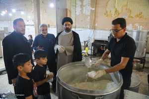 ایستگاه صلواتی کتائب سیدالشهداء عراق به مناسبت رحلت امام خمینی در قم