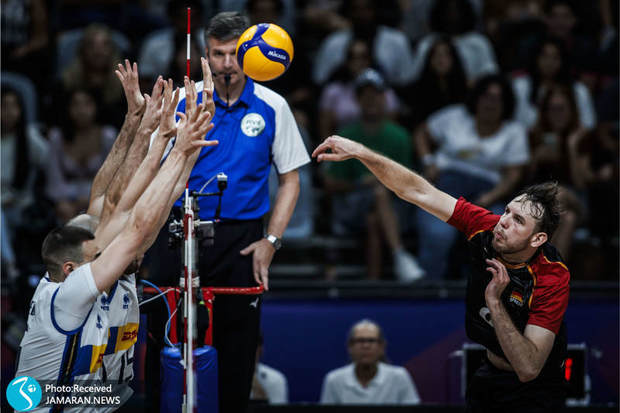 لیگ ملت های والیبال ۲۰۲۴| برد ایتالیا مقابل آلمان در یک جدال جذاب