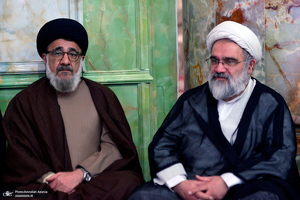 مراسم شب میلاد حضرت زهرا (س) و فرزند برومندش حضرت روح الله در حرم امام خمینی