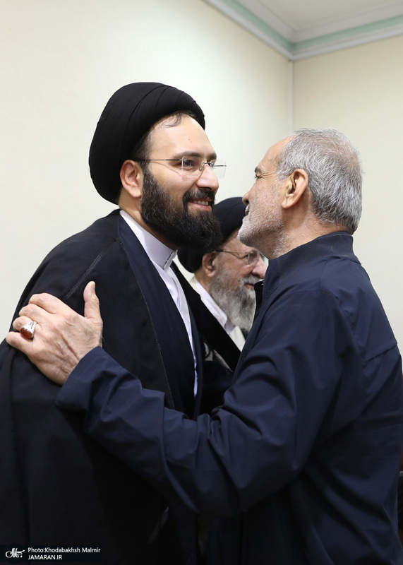 دیدار رئیس جمهوری با آیت الله سید حسن خمینی