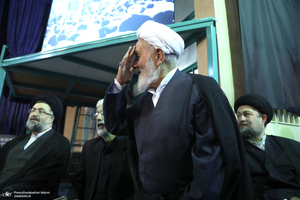 مراسم بزرگداشت همسر آیت الله موسوی بجنوردی (ره) در حسینیه شماره یک جماران-2