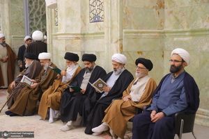 مراسم سومین سالگرد ارتحال آیت الله العظمی علوی گرگانی (ره) در مسجد اعظم قم‎