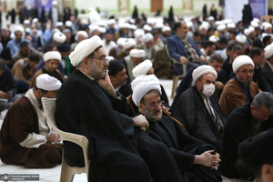 مراسم چهلمین روز ارتحال آیت الله حاج شیخ محمد رضا رحمت در حرم مطهر امام خمینی (س)