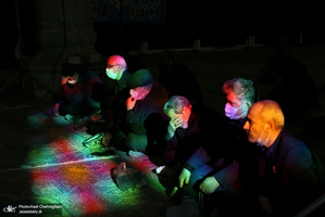 دسته عزاداری خادمان حرم کریمه اهل بیت (ع) در روز شهادت حضرت زهرا (س)‎‎