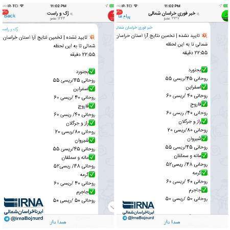 خبر کانال های حامی یک نامزد مبنی بر اعلام نتایج شمارش ارا را تکذیب کرد