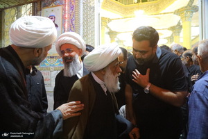 مراسم بزرگداشت همسر مرحوم آیت الله سید حسن طاهری خرم آبادی 