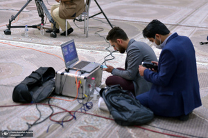 مراسم شب شهادت امام حسن عسکری(ع) در حرم مطهر امام خمینی(س)