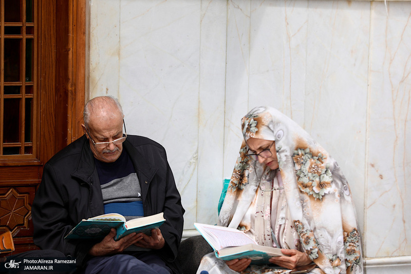 مراسم تحويل سال در آستان حضرت امام زاده صالح (ع)