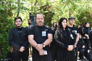 مراسم چهلمین روز درگذشت حمید هیراد در بهشت زهرا