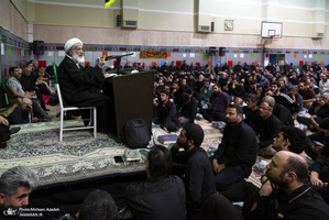 مراسم احیای شب بیست و یکم ماه در محضر استاد امجد