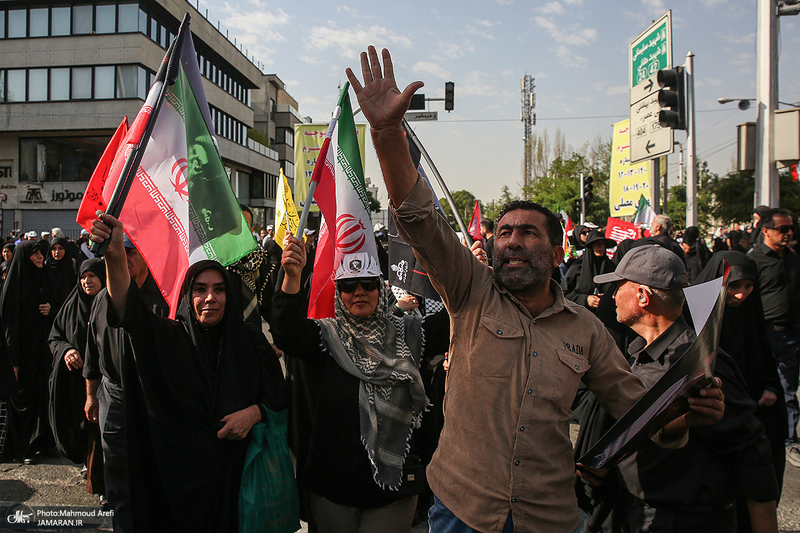 مراسم وداع با رهبر شهید انقلاب در مصلی تهران -2