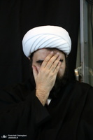 عزاداری در بیوت مراجع عظام تقلید و علما در سالروز شهادت حضرت فاطمه(س)